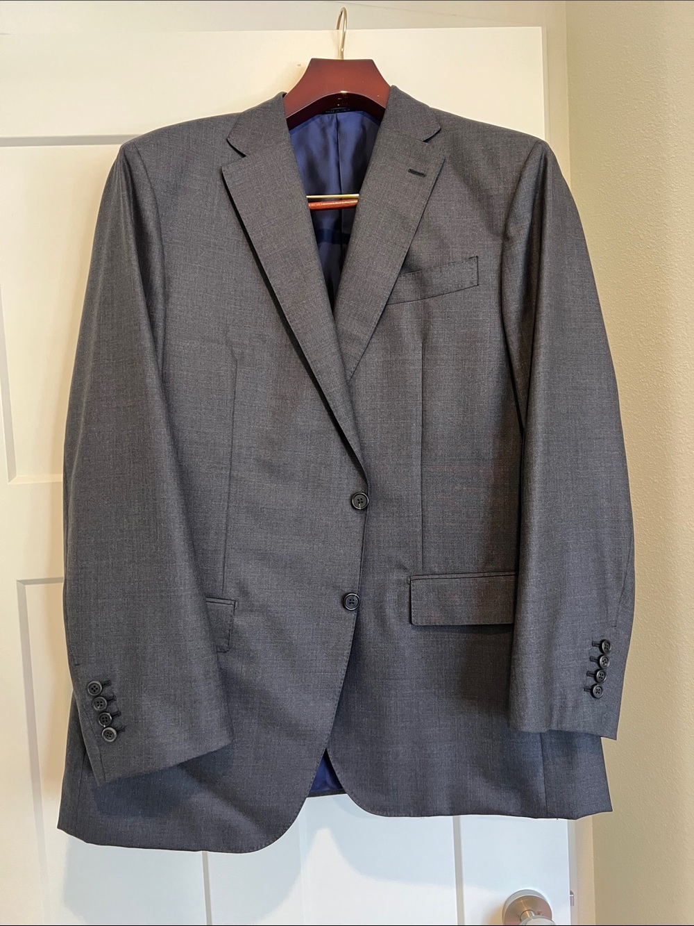 Sid Mashburn Charcoal Gray Two-Button Suit 48R